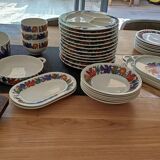 Villeroy & Boch dinner service – Acapulco model (1970s, blue stamp)