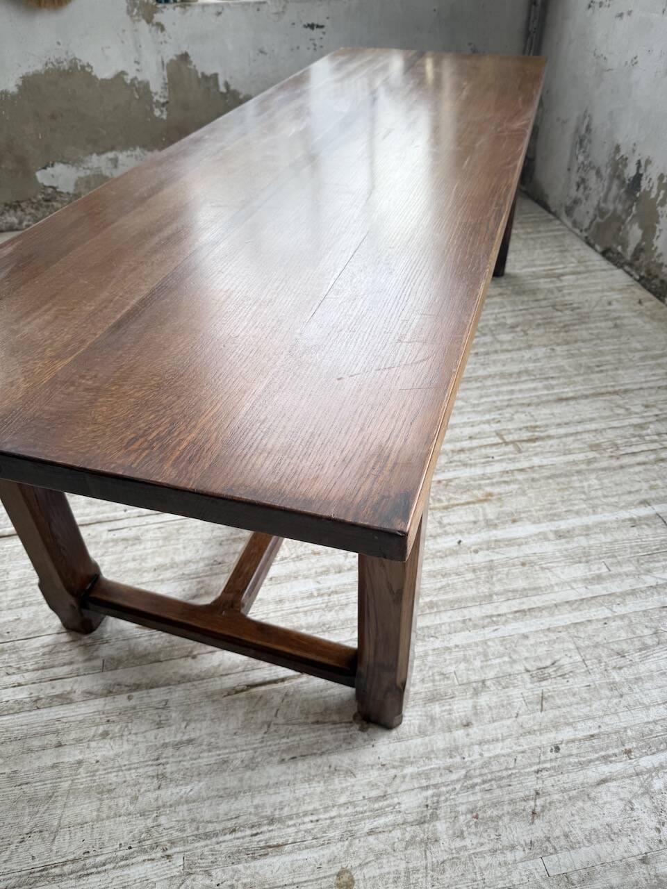 Table de ferme XL en chêne massif