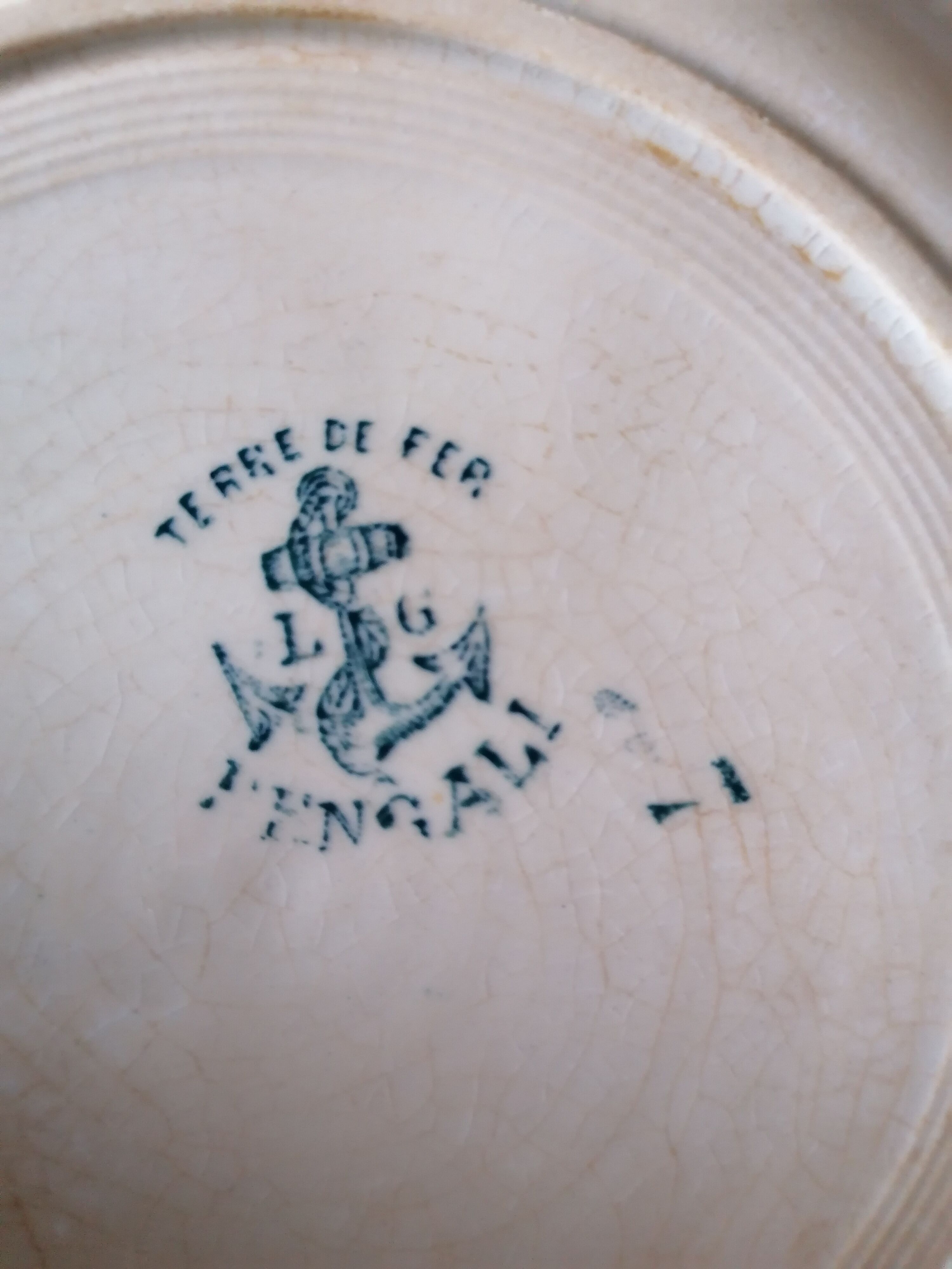 Pair of plates Iron Land model Bengali