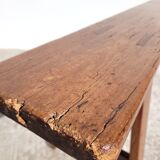 Old solid wood bench 167cm