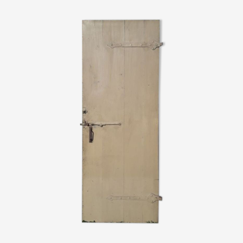 Attic door H198,2xL76cm XVIII° in fir