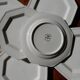 6 white octagonal dessert plates Johnson Brothers Heritage (ø 19.5 cm)