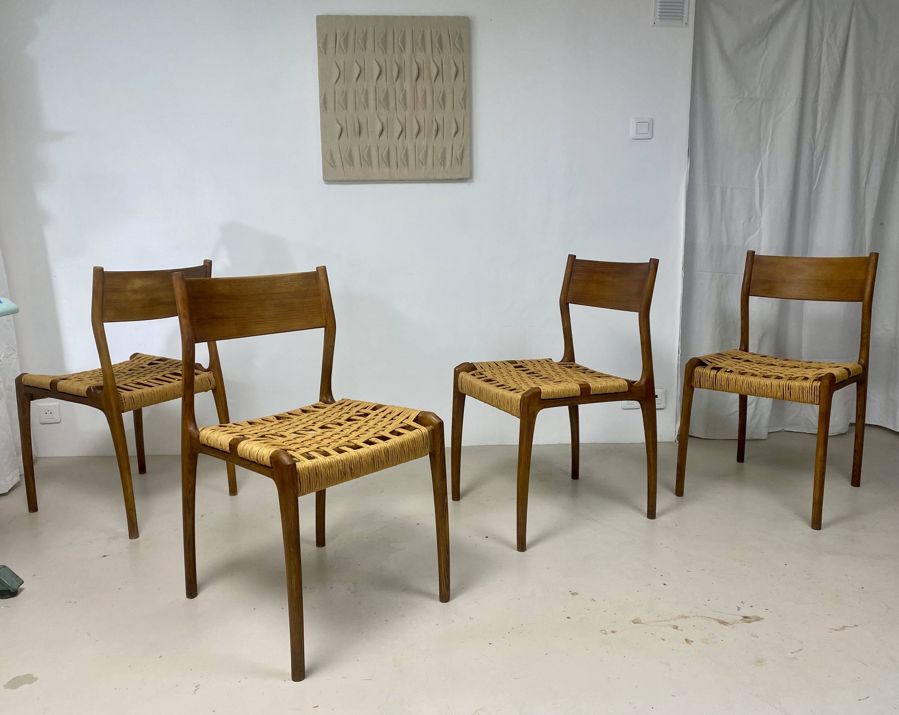 Set of 4 Havana chairs – Gessef, Consorzio Sedie Friuli.