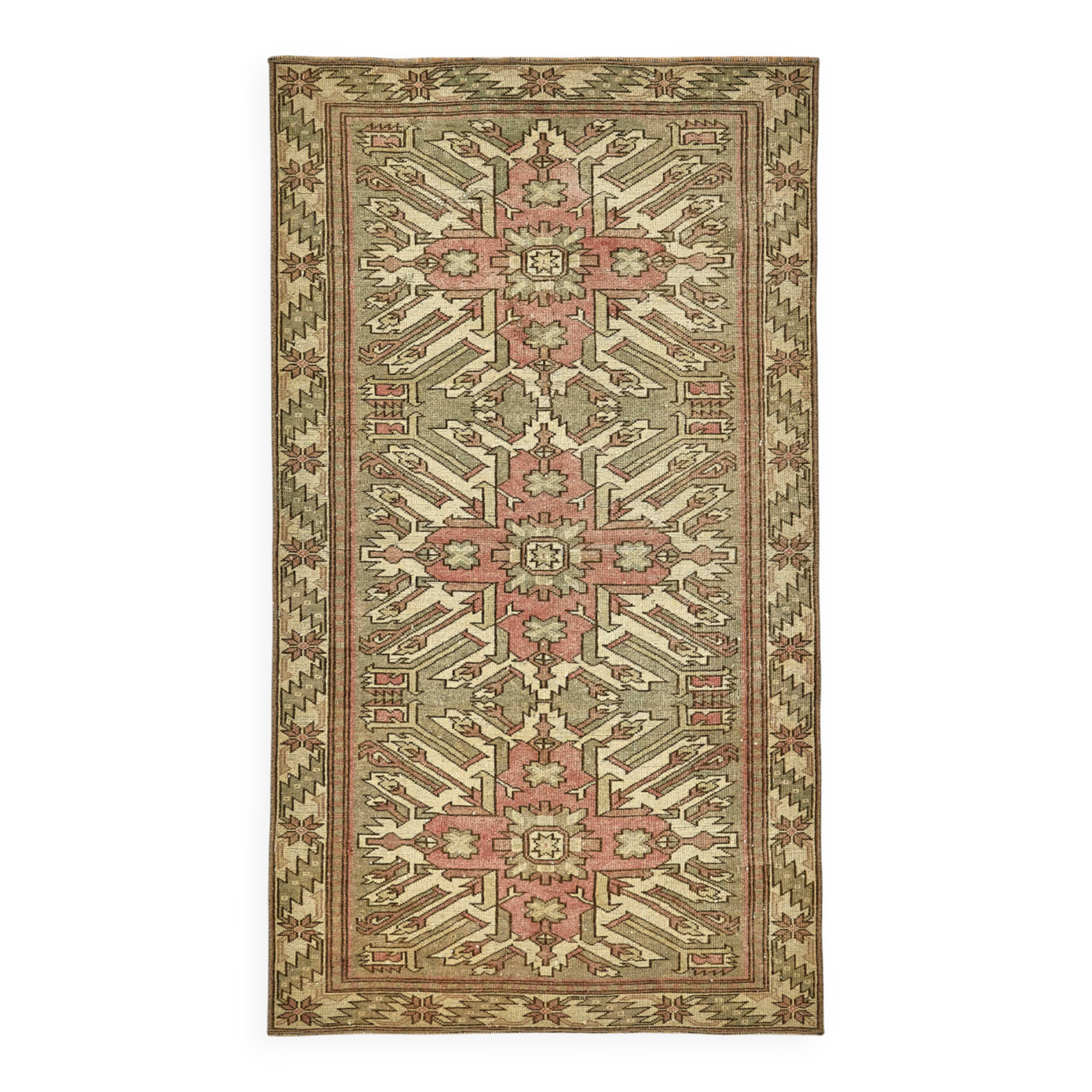 Turkish Vintage Anatolian Rug 100 cm x 178 cm