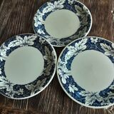 Set of 3 old John Tams flat plates