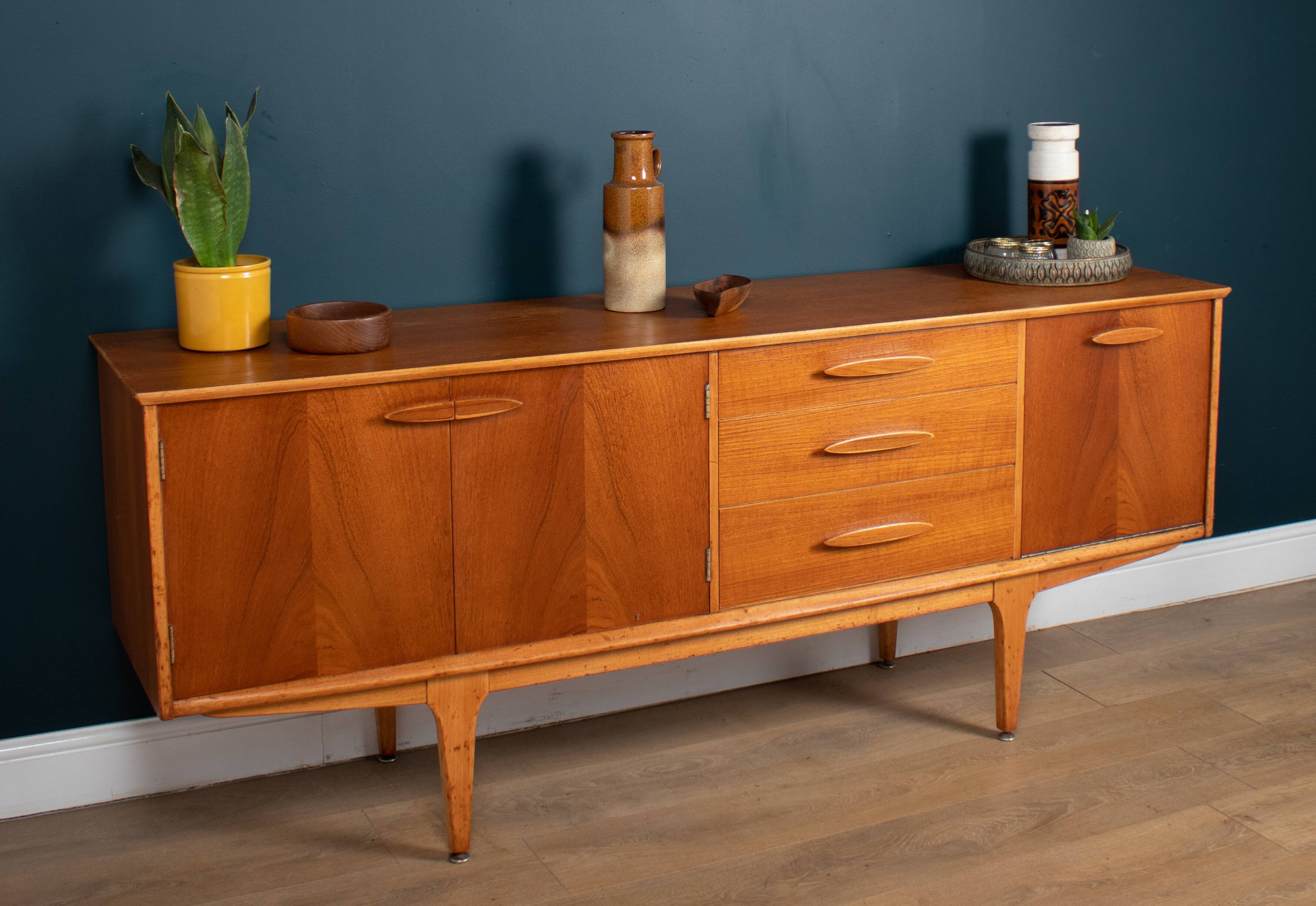 Retro Teak 1960s Jentique Long Sideboard