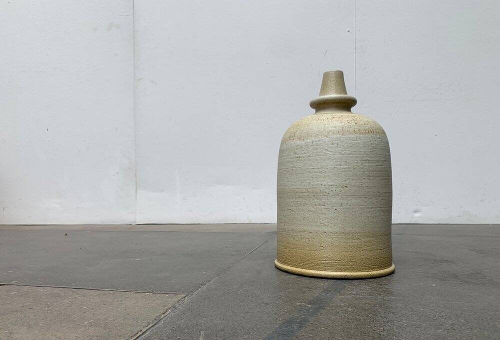 Large earthenware vase jug from German study pottery by Rudi Stahl, 1960s.