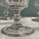 Lot de 6 verres XIXème en cristal Baccarat