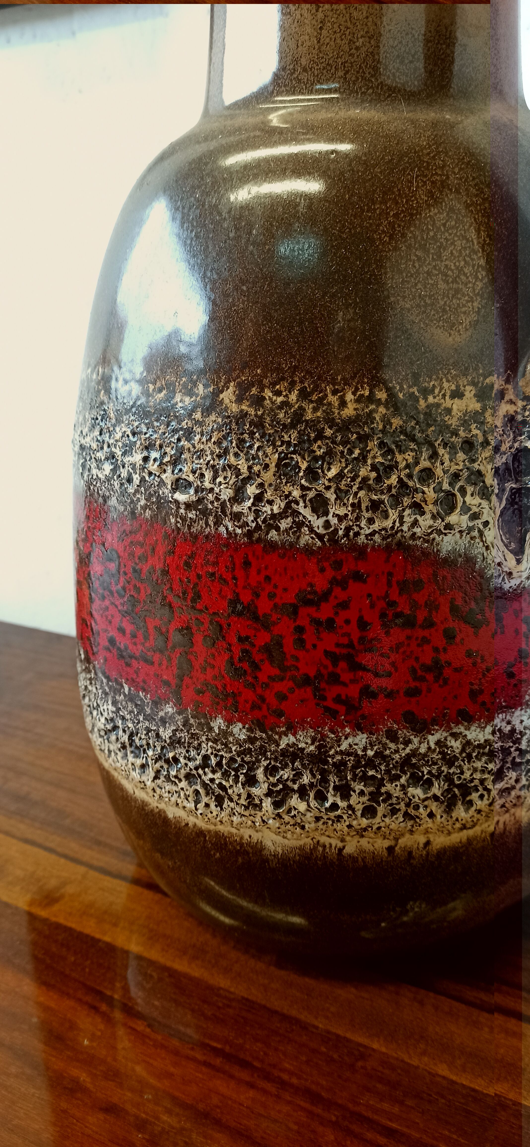 Vase fat lava, west Germany 60s