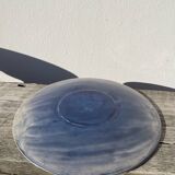 Round ethnic handmade fish dish