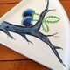 3 Flat Ceramic Bowls, Matte Glazed Terracotta, Vintage 60s
