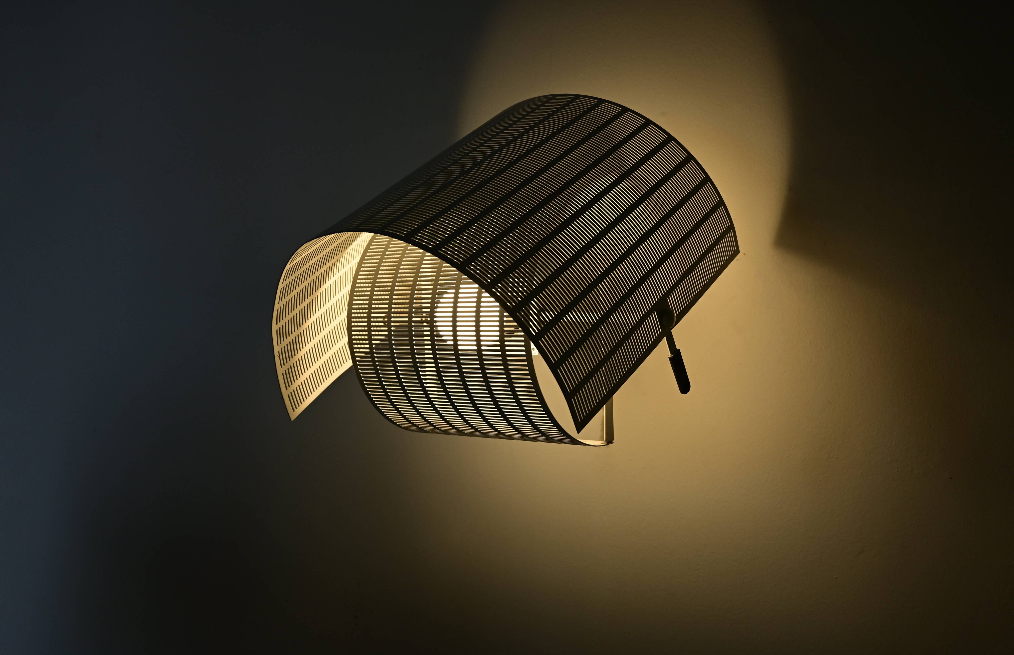 Shogun wall light by Mario Botta for Artemide, 1980s.