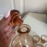 Service carafe et verre à liqueur