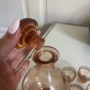 Service carafe and liqueur glass