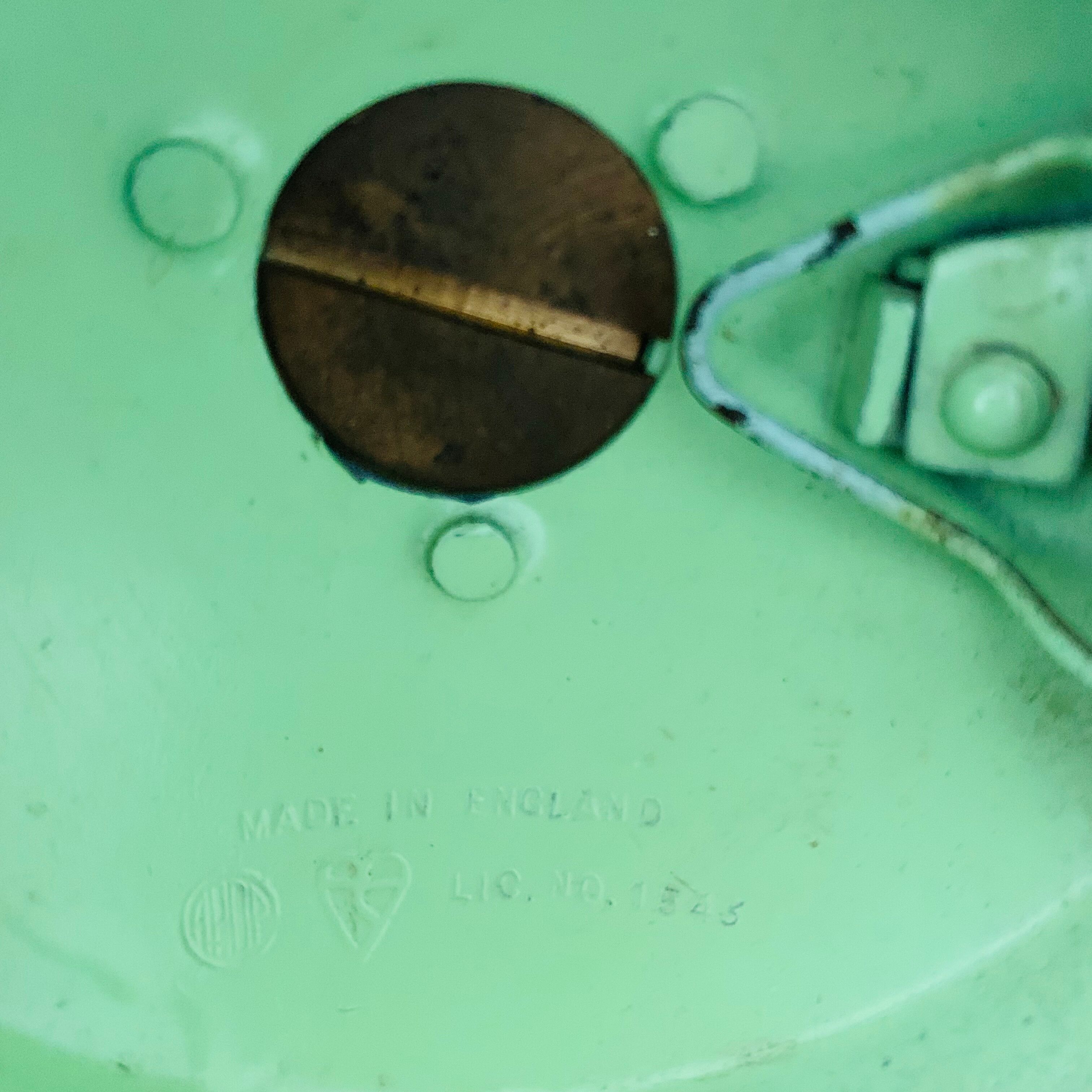 Vintage travel folding lamp Metek 1950