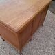 Old 1950 oak desk 5 drawers