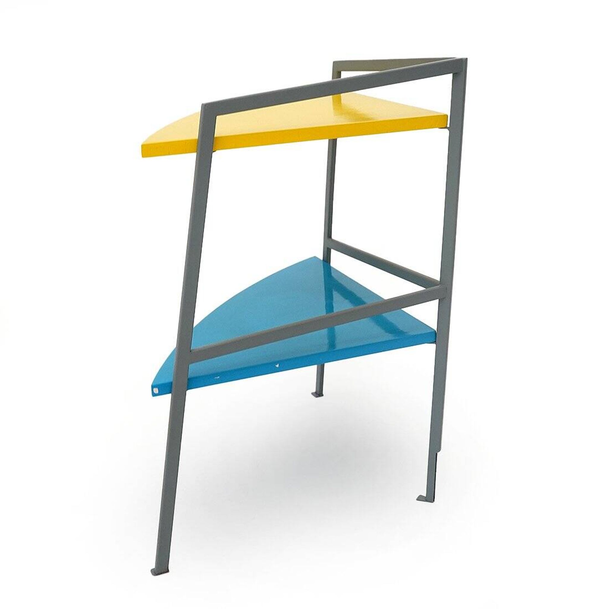 Corner table with two shelves, 1980s