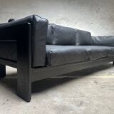 Bastiano Sofa by Tobia Scarpa for Knoll – Black Leather