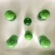 Lot de 6 pots d'apothicaire en verre
