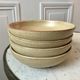 Lot of 4 hollow stoneware plates made in france