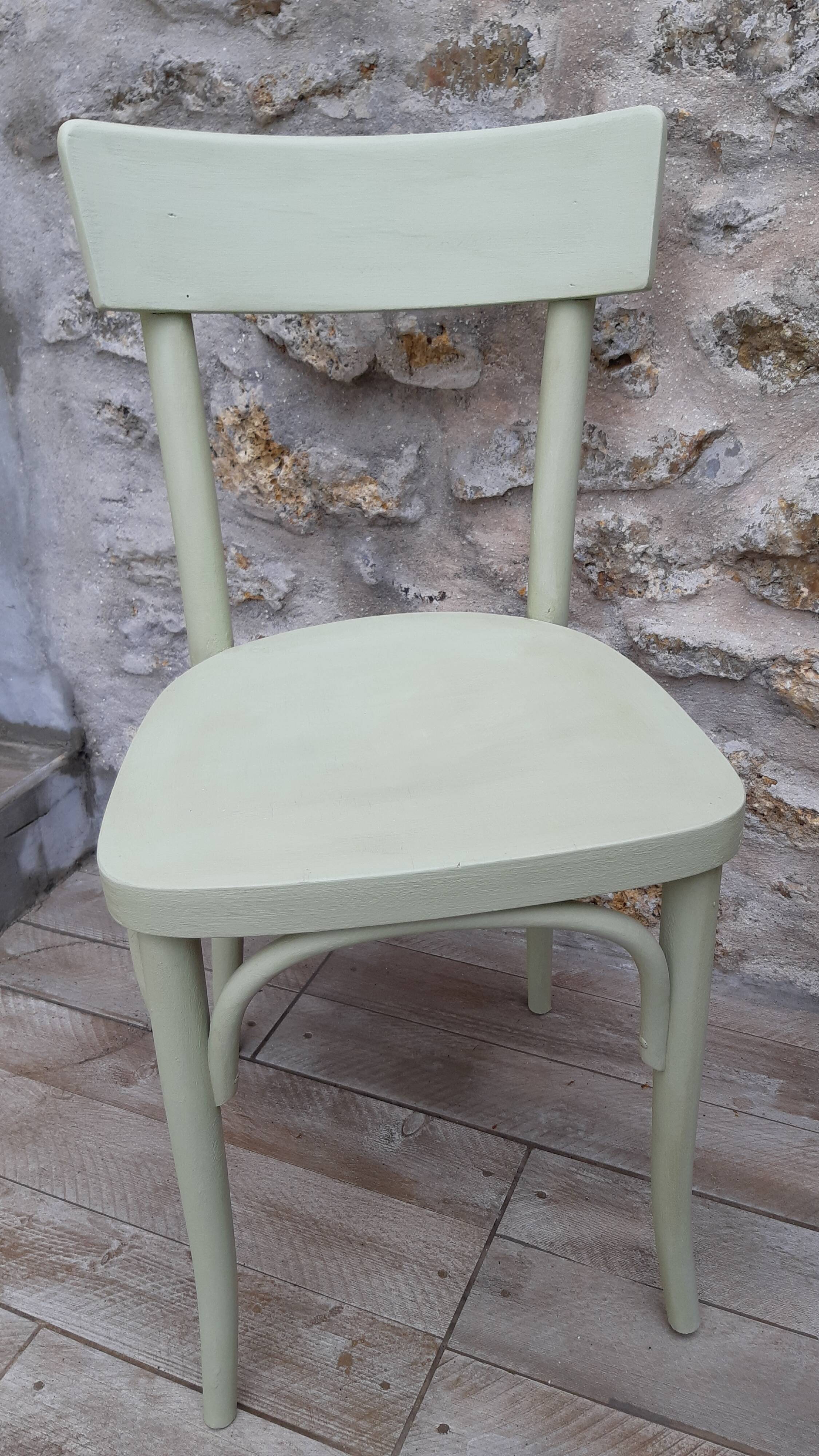 Green bistro chair