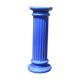 Royal blue column