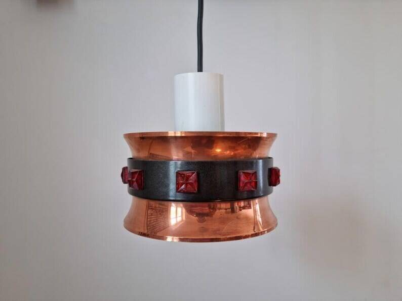 Mid-Century Pendant Vitrika, Sweden, 1970s