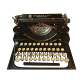Ancient Underwood portable typewriter