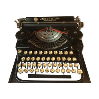 Ancient Underwood portable typewriter