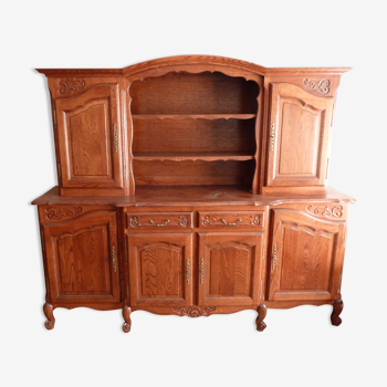 Louis XV style oak sideboard