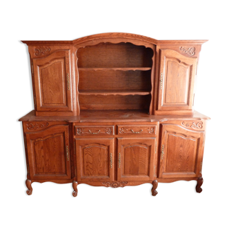 Louis XV style oak sideboard