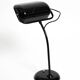 Original 1940s Kaiser Idell industrial metal table lamp model 6581 in black