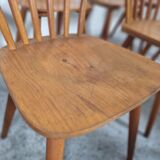 Set of 18 Scandinavian style bistro chairs, 60s