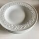 set of 6 Bernardaud Louvre neo-classical plates with laurel wreath