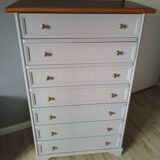 COMMODE 7 TIROIRS ART DÉCO RESTAURÉE