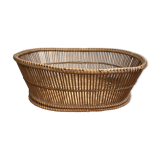 Wicker laundry pan