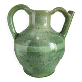 Glazed terracotta water jug