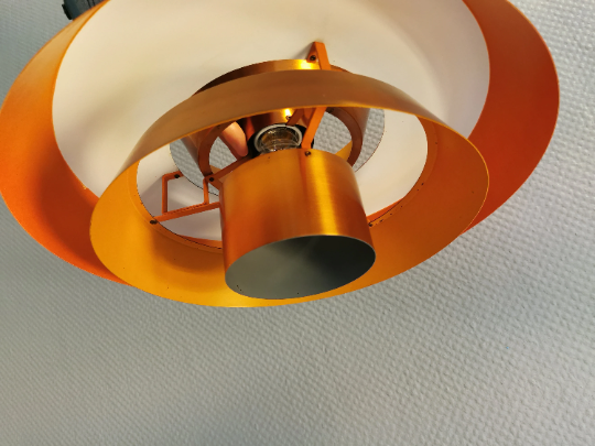 Suspension « Nova » conçu par Jo Hammerborg pour Danish Fog & Mørup en 1963.