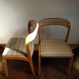 Chaises Baumann Gondole paire vintage