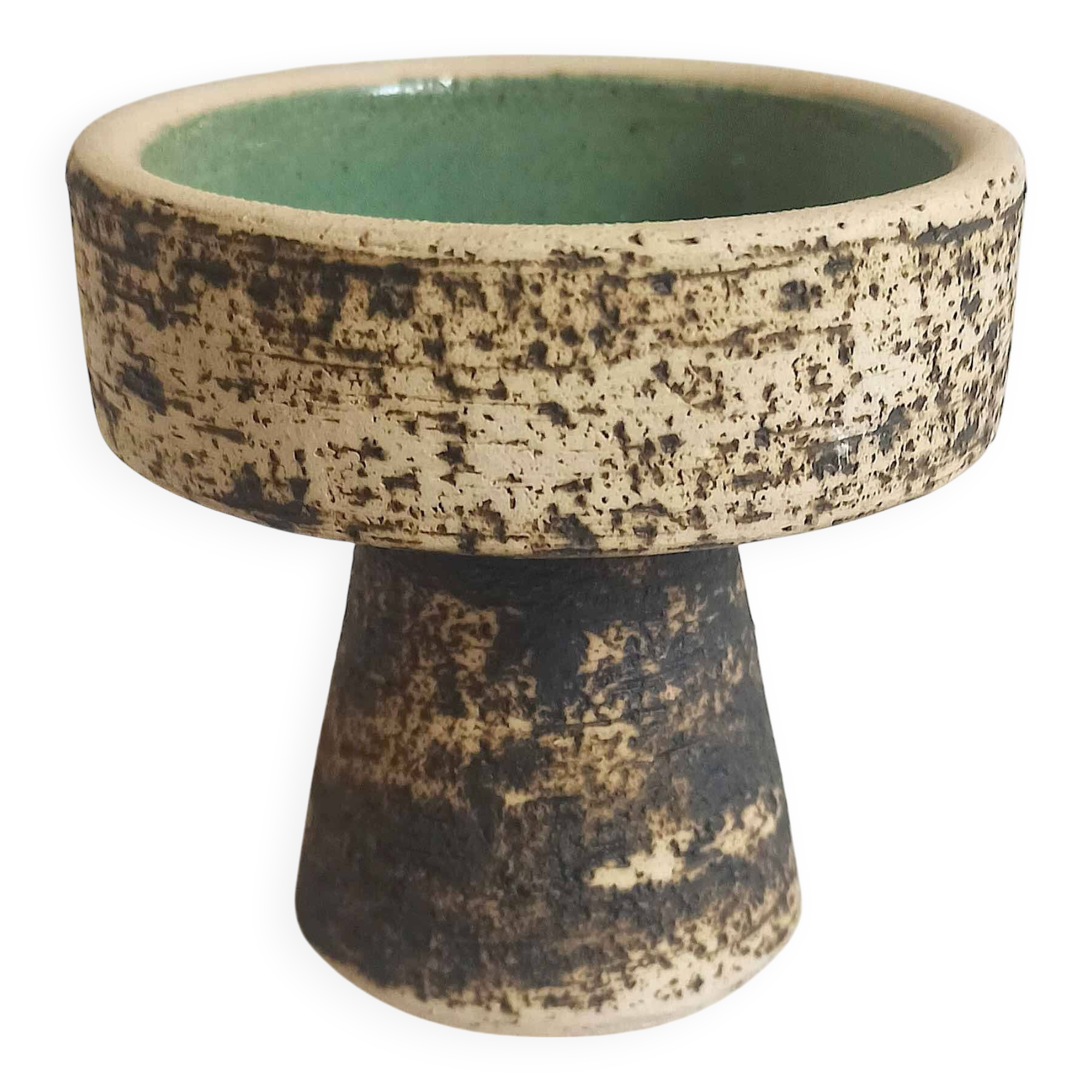 Pieter Groeneveldt bowl-shaped candle holder, 1960s. Height 9 cm.