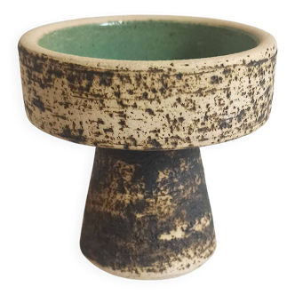 Bougeoir forme coupe de  Pieter Groeneveldt Années 60 Hauteur 9 cm