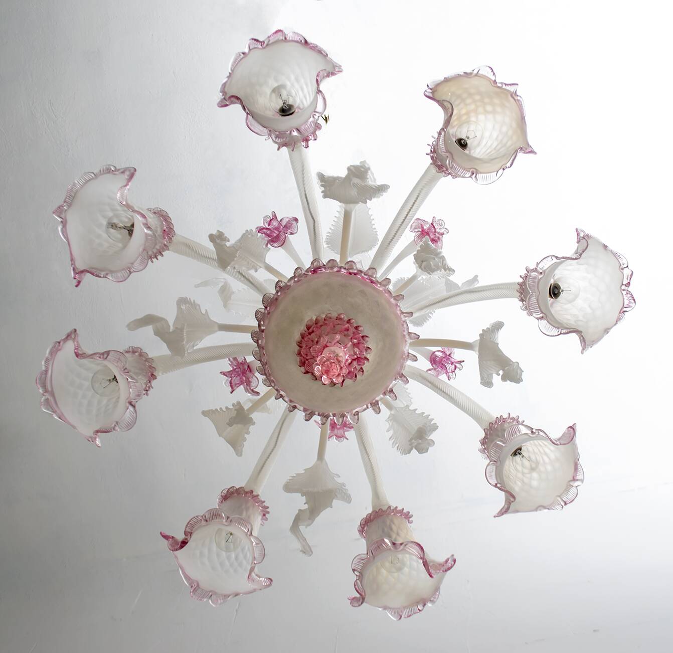 20th Century Modern Venetian Murano Glass Chandelier "Ca'rezzonico", 1960