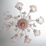 20th Century Modern Venetian Murano Glass Chandelier "Ca'rezzonico", 1960