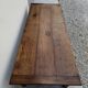 Rustic farmhouse coffee table with two drawers, solid oak, 19th century - 1.97m