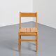 Pair of pine chairs, Maison Regain, France, circa 1970