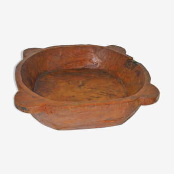 Dish solid wood bowl