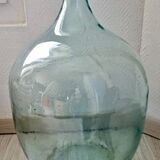 Clear blue demijohn