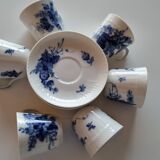 Coffee cups and saucers porcelain Royal Copenhagen