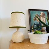Vintage stone bedside lamp