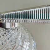 Mid Century clear glass si wall sconce lamp